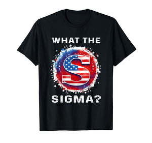 What The Sigma Ironic Meme Shirt Rizz Men And Women Vintage T-Shirt