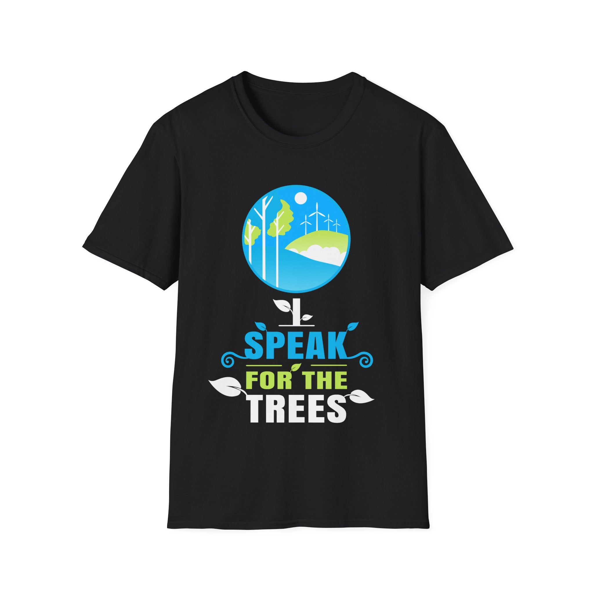 I Speak For Trees Planet Save Earth Day Graphic Mens T Shirt