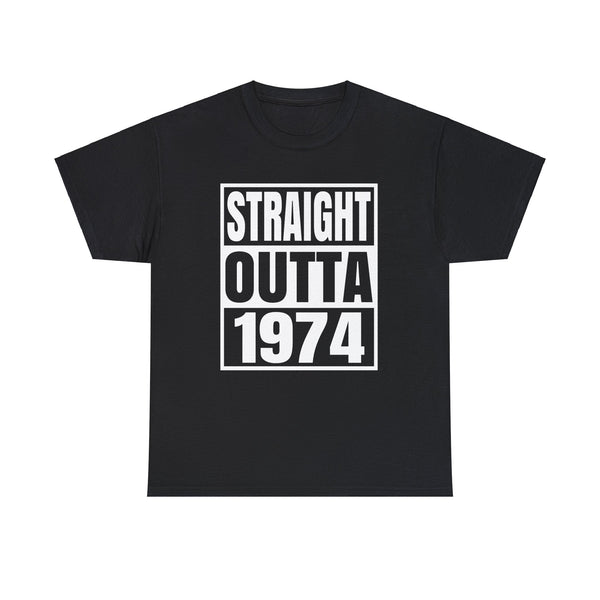 Vintage 1974 T Shirts for Men Retro Funny 1974 Birthday Mens Tshirts for Men Big and Tall