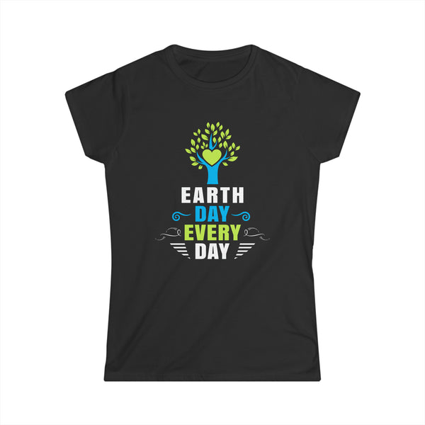 Earth Day Environmental Earth Day Everyday Awareness Planet Animal Womens T Shirt