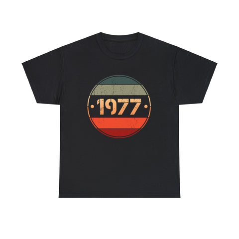 Vintage 1977 Limited Edition 1977 Birthday Shirts for Men Mens T Shirts Plus Size Big and Tall
