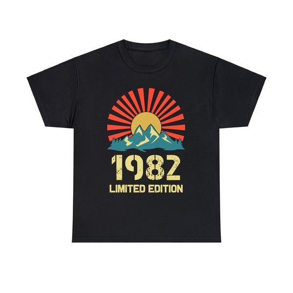 Vintage 1982 Limited Edition 1982 Birthday Shirts for Men Big and Tall Tshirts Shirts for Men