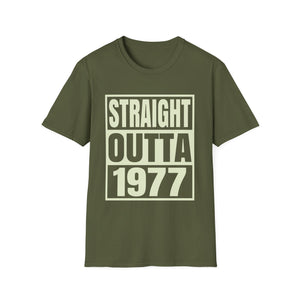 Vintage 1977 TShirt Men Limited Edition BDay 1977 Birthday Mens Shirt