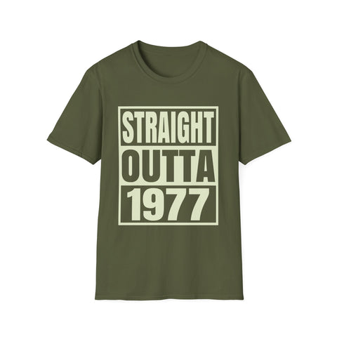 Vintage 1977 TShirt Men Limited Edition BDay 1977 Birthday Mens Shirt