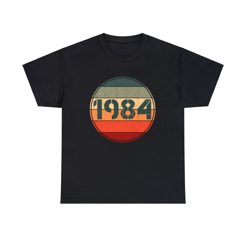 Retro 1984 Birthday Gift 1984 Man Vintage Humour Mens T Shirts Plus Size Big and Tall