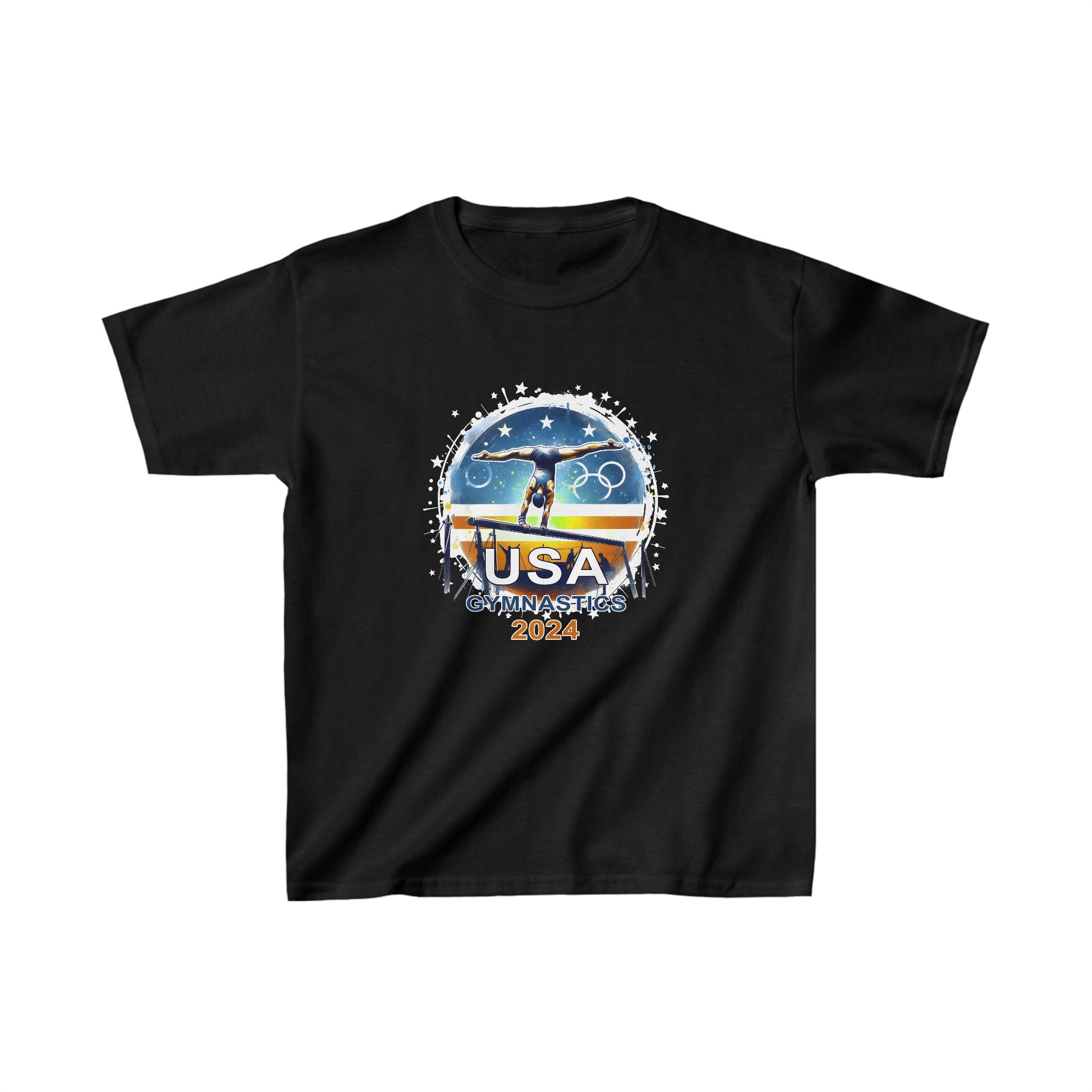 USA 2024 Games United States Sport 2024 USA Mens Gymnastics Girls Tshirts