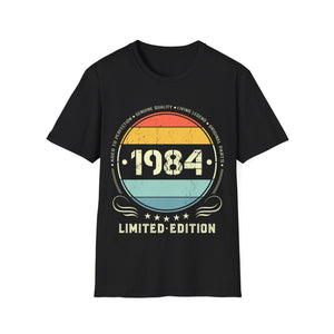 Vintage 1984 Limited Edition 1984 Birthday Shirts for Men Mens T Shirts