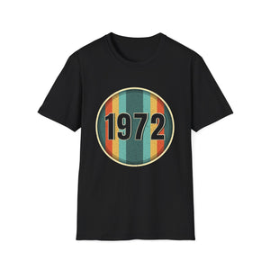 Vintage 1972 Birthday Shirts for Men Funny 1972 Birthday Mens T Shirt