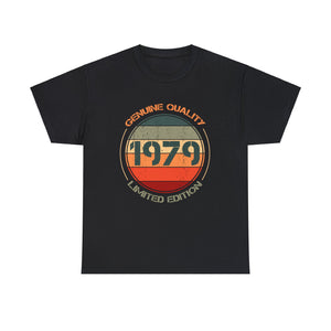 Vintage 1979 T Shirts for Men Retro Funny 1979 Birthday Mens T Shirts Plus Size Big and Tall