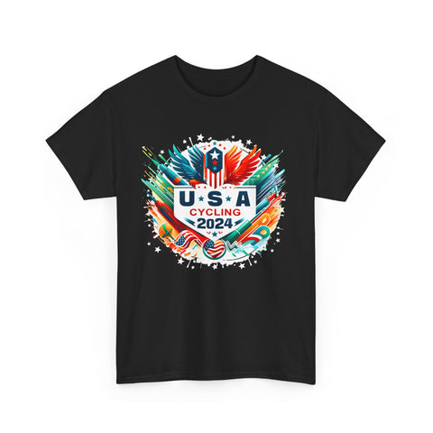 USA 2024 United States Shirt American USA Shirt 2024 Cycling Shirts for Men Plus Size Big and Tall