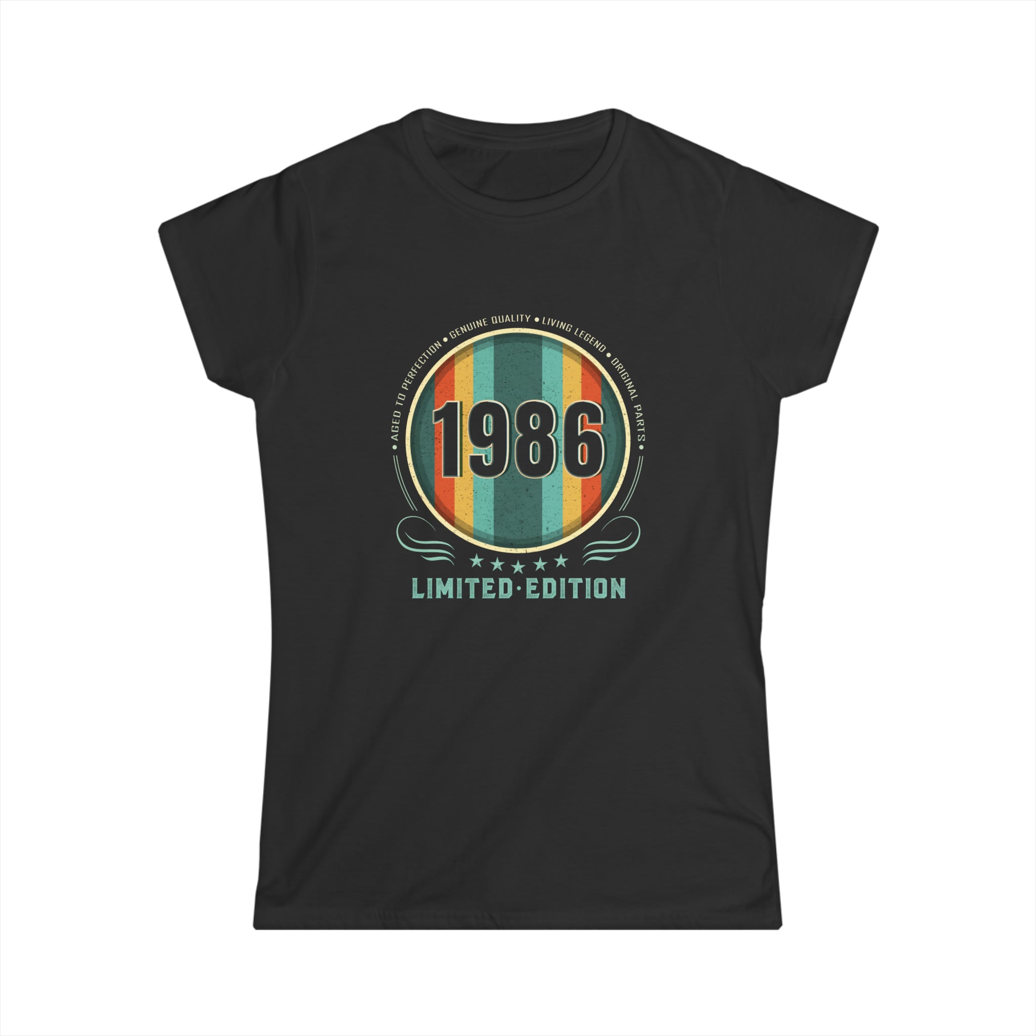 Vintage 1986 TShirt Women Limited Edition BDay 1986 Birthday Womens Shirts