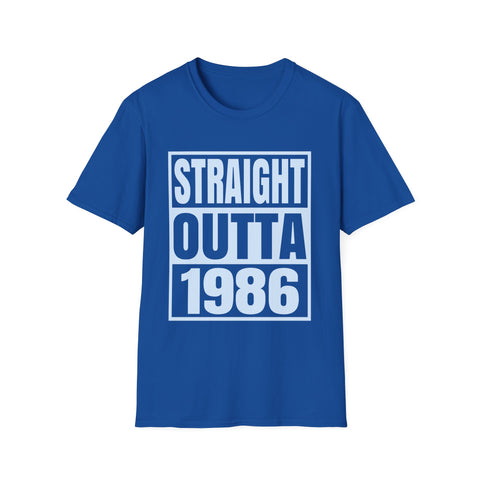 Vintage 1986 TShirt Men Limited Edition BDay 1986 Birthday Mens Tshirts