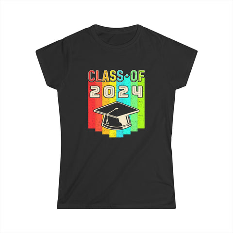 Senior 2024 Class of 2024 Graduation First Day Of School Womens Shirt