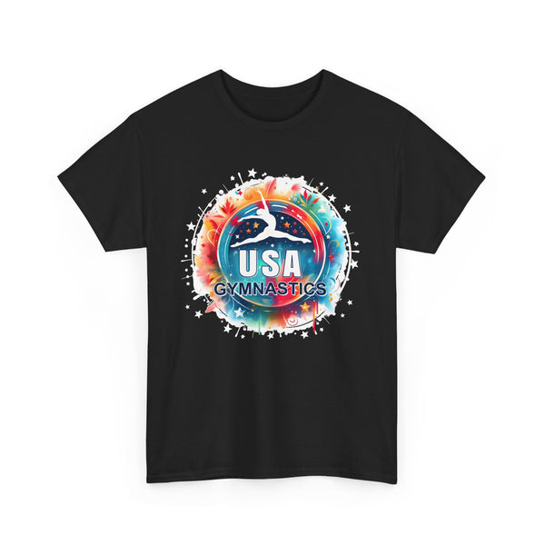 USA 2024 Games United States Gymnastics America 2024 USA Men Shirts Big and Tall Plus Size