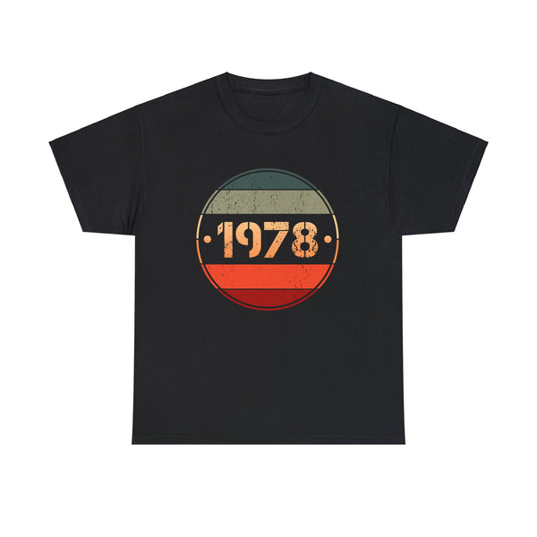 Vintage 1978 Limited Edition 1978 Birthday Shirts for Men Big and Tall Tshirts Shirts for Men