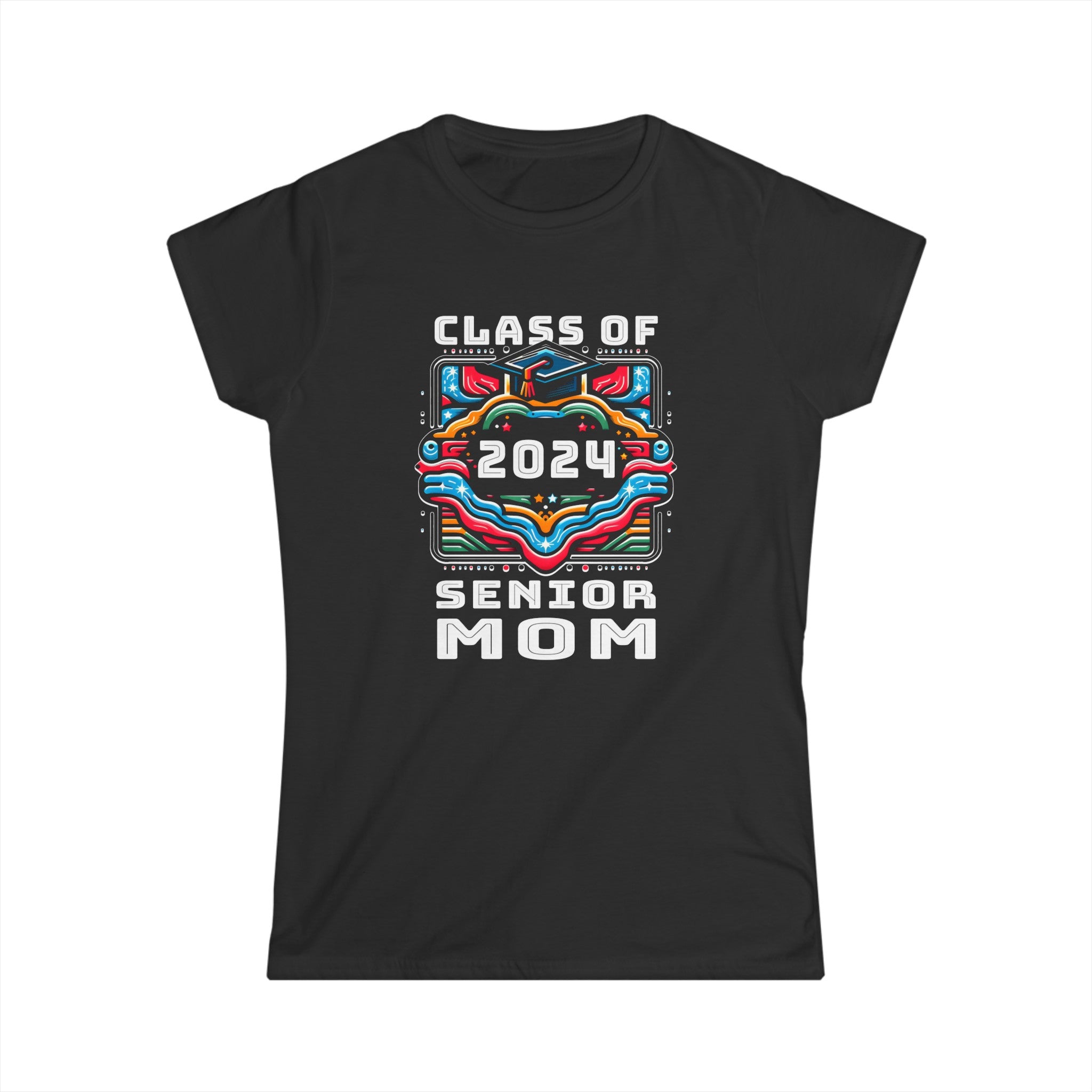 Proud Mom Class of 2024 Senior Graduate 2024 Gifts Senior 24 Womens Shirts