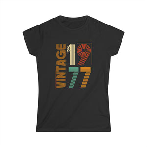 Vintage 1977 TShirt Women Limited Edition BDay 1977 Birthday Womens T Shirt