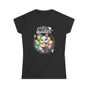 Easter Outfits Easter Rabbit Easter Shirts for Women Easter Womens T Shirt