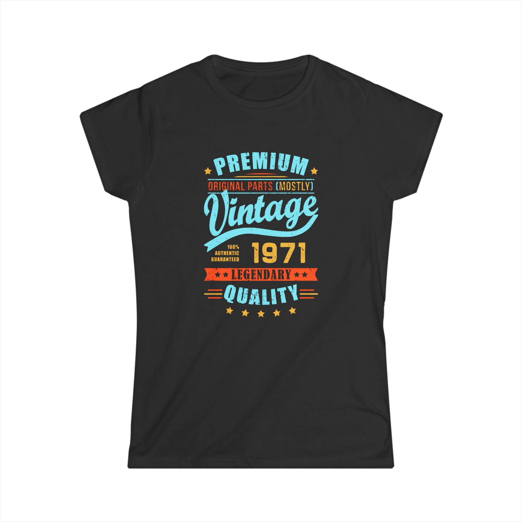 Vintage 1971 TShirt Women Limited Edition BDay 1971 Birthday Womens Shirt