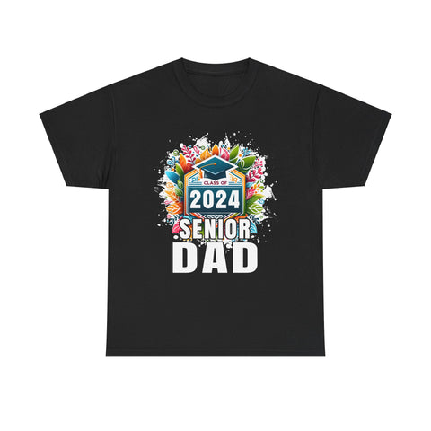 Senior 2024 Senior Dad Senior 2024 Parent Class of 2024 Mens Shirt Plus Size Big and Tall