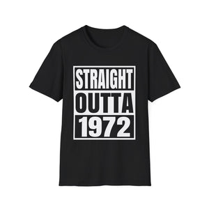 Vintage 1972 T Shirts for Men Retro Funny 1972 Birthday Shirts for Men