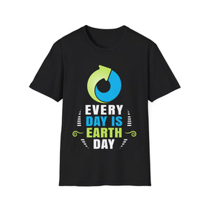 Happy Earth Day Tshirt Everyday is Earth Day Environmental Mens Shirt