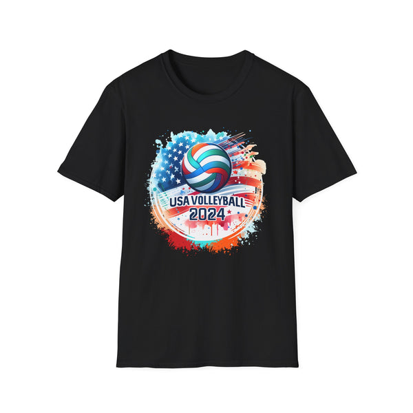 USA 2024 Summer Games Volleyball America Sports 2024 USA Mens T Shirts