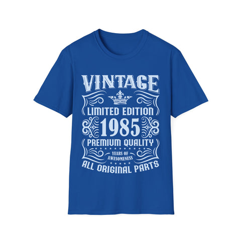 Vintage 1985 TShirt Men Limited Edition BDay 1985 Birthday Mens T Shirt