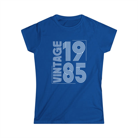 Vintage 1985 T Shirts for Women Retro Funny 1985 Birthday Women Tops