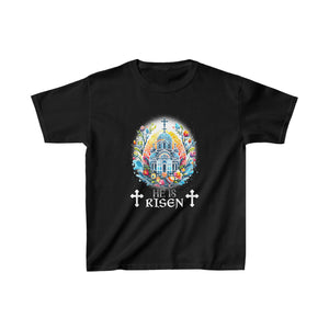Happy Easter Jesus He Has Risen Orthodox Christian Easter Girls Tshirts