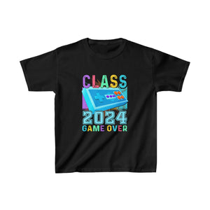Game Over Class Of 2024 Shirt Students Funny Graduation T Shirts for Boys
