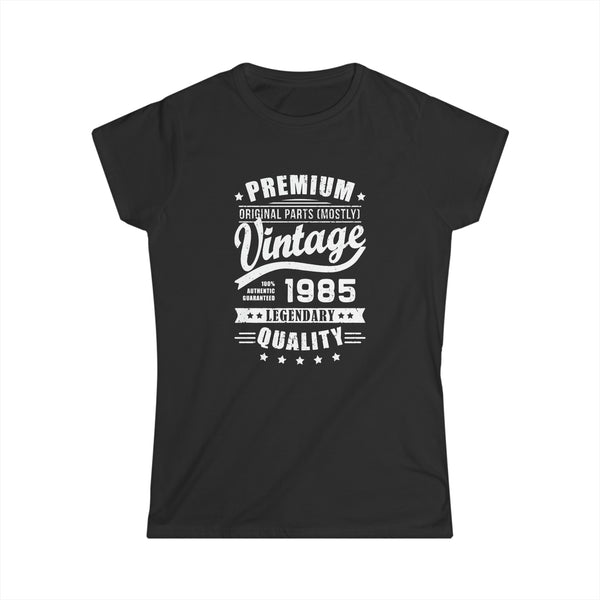 Vintage 1985 T Shirts for Women Retro Funny 1985 Birthday Womens Shirt