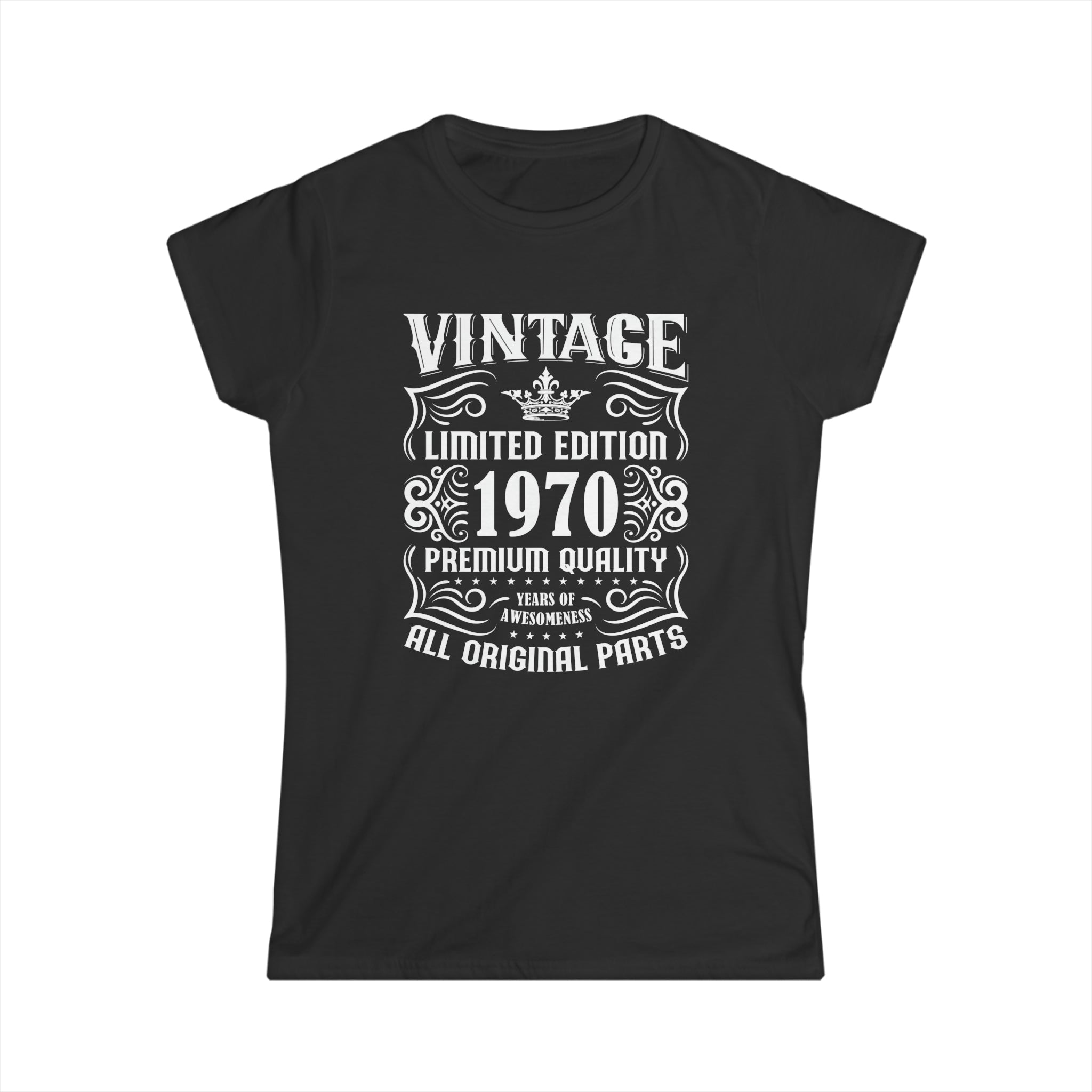 Vintage 1970 TShirt Women Limited Edition BDay 1970 Birthday Shirts for Women