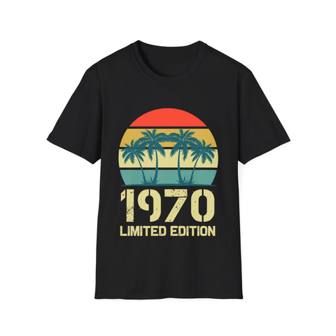 Vintage 1970 Birthday Shirts for Men Funny 1970 Birthday Mens Shirt
