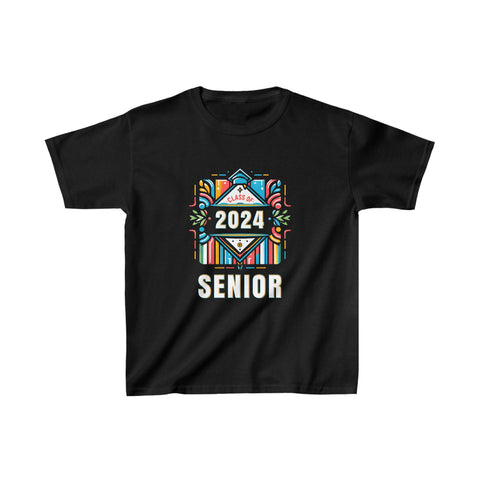 Senior Class of 2024 Shirt Senior Graduation 2024 Girls Tops