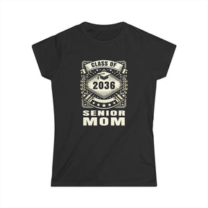 Senior 2036 Senior Mom Senior 2036 Parent Class of 2036 Womens Shirts