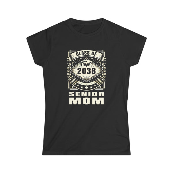 Senior 2036 Senior Mom Senior 2036 Parent Class of 2036 Womens Shirts
