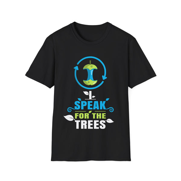 Earth Day I Speak For The Trees Design Nature Lover Mens Tshirts