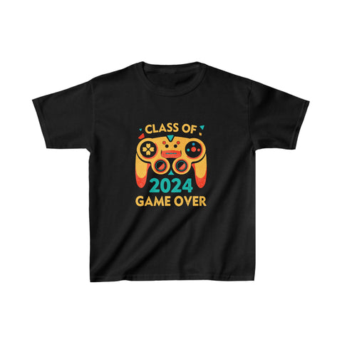 Game Over Class Of 2024 Shirt Students Funny Graduation Girl Shirts