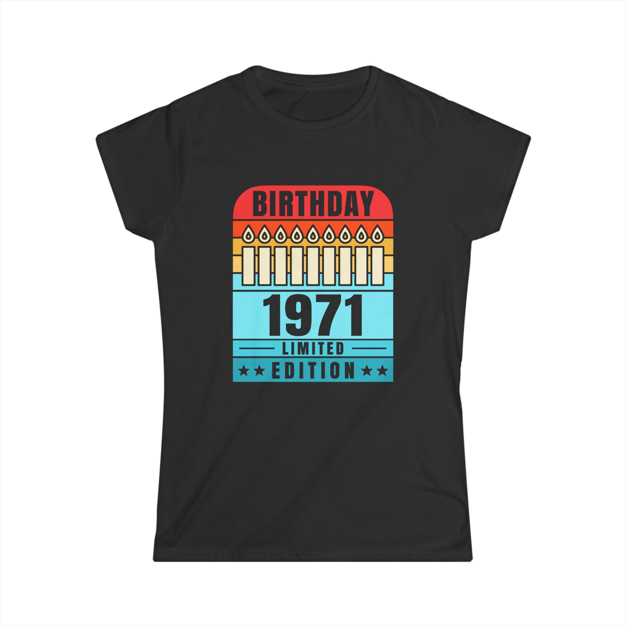 Vintage 1971 TShirt Women Limited Edition BDay 1971 Birthday Womens T Shirt