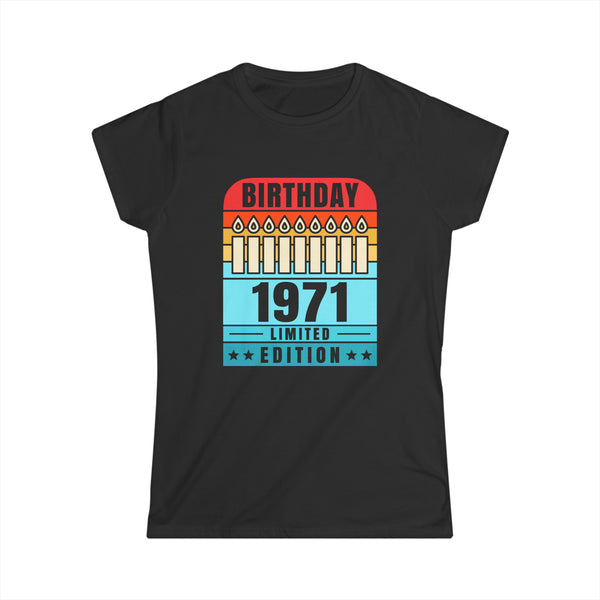 Vintage 1971 TShirt Women Limited Edition BDay 1971 Birthday Womens T Shirt