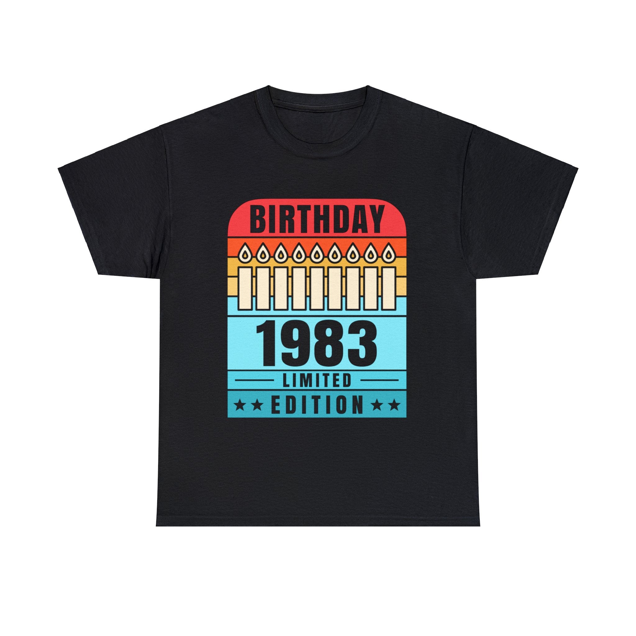 Vintage 1983 TShirt Men Limited Edition BDay 1983 Birthday Mens Shirt Plus Size Big and Tall