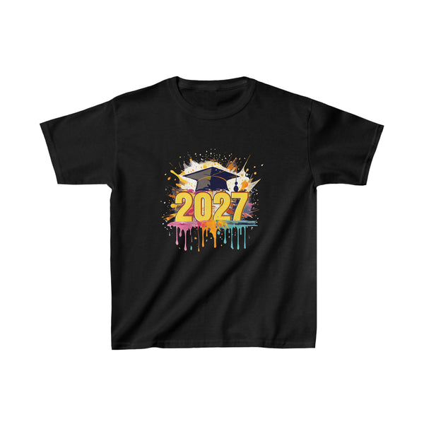 Senior 2027 Class of 2027 Back To School Teacher Students Boys T Shirts