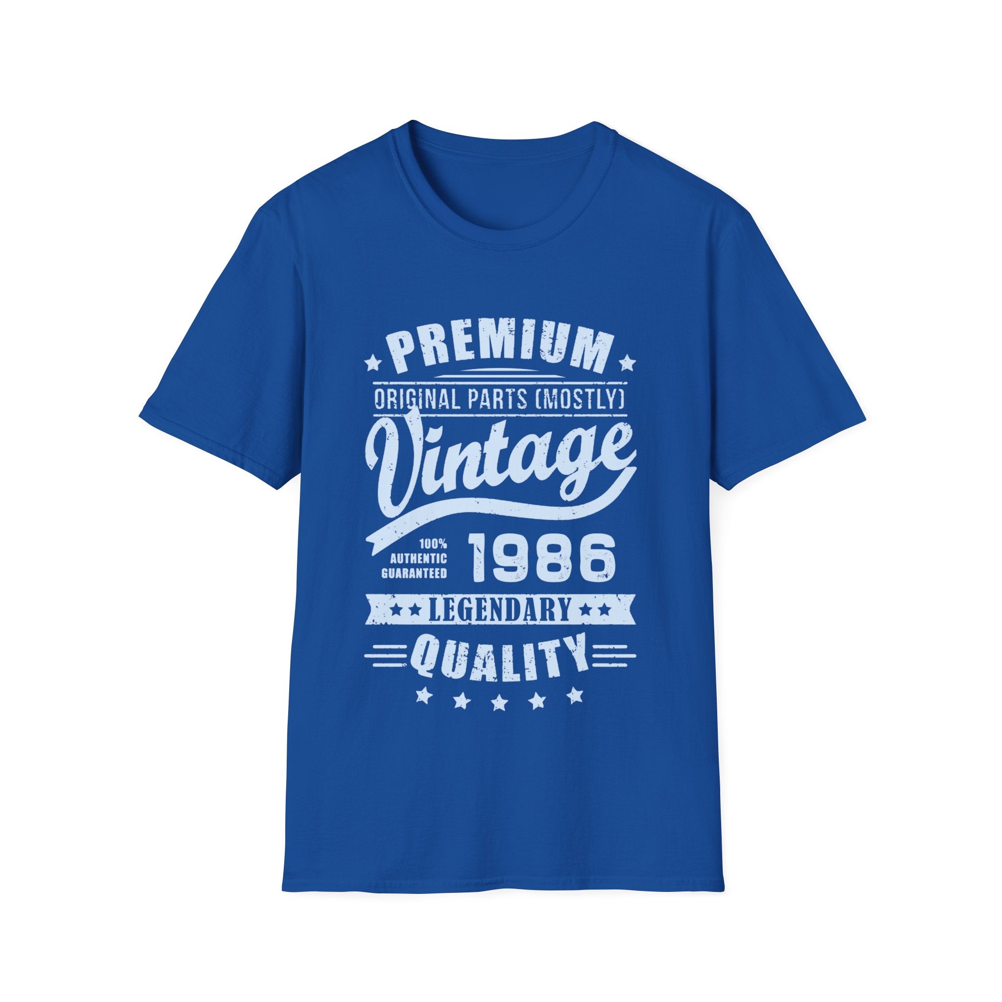 Vintage 1986 T Shirts for Men Retro Funny 1986 Birthday Mens Shirts