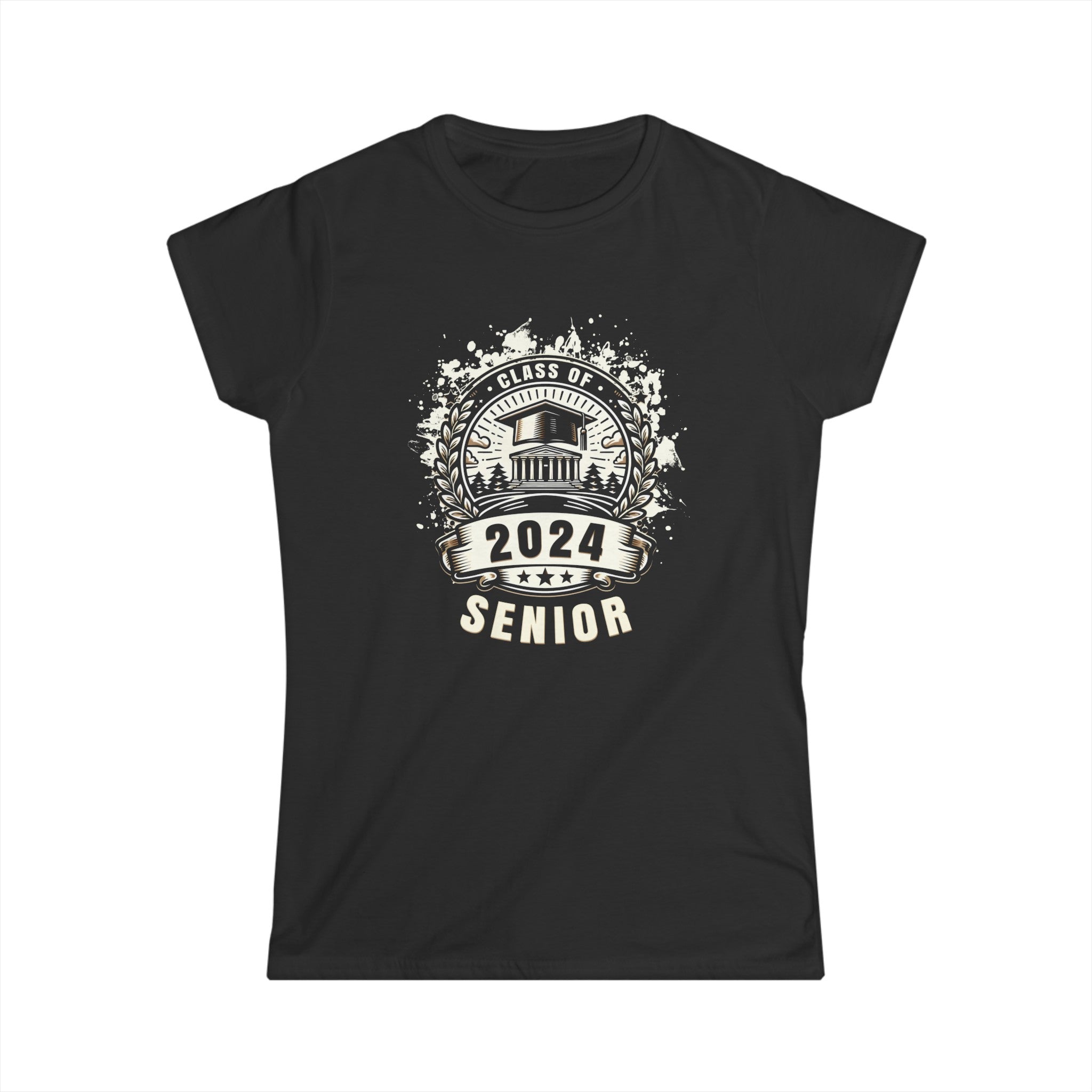 Senior 24 Class of 2024 Back to School Graduation 2024 Womens T Shirts