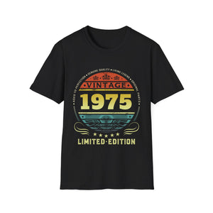 Vintage 1975 Limited Edition 1975 Birthday Shirts for Men Mens T Shirt