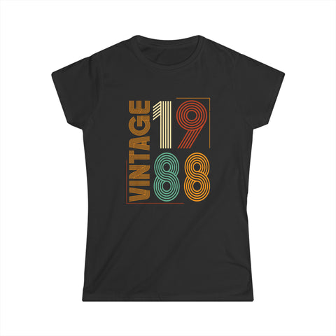 Vintage 1988 TShirt Women Limited Edition BDay 1988 Birthday Women Shirts