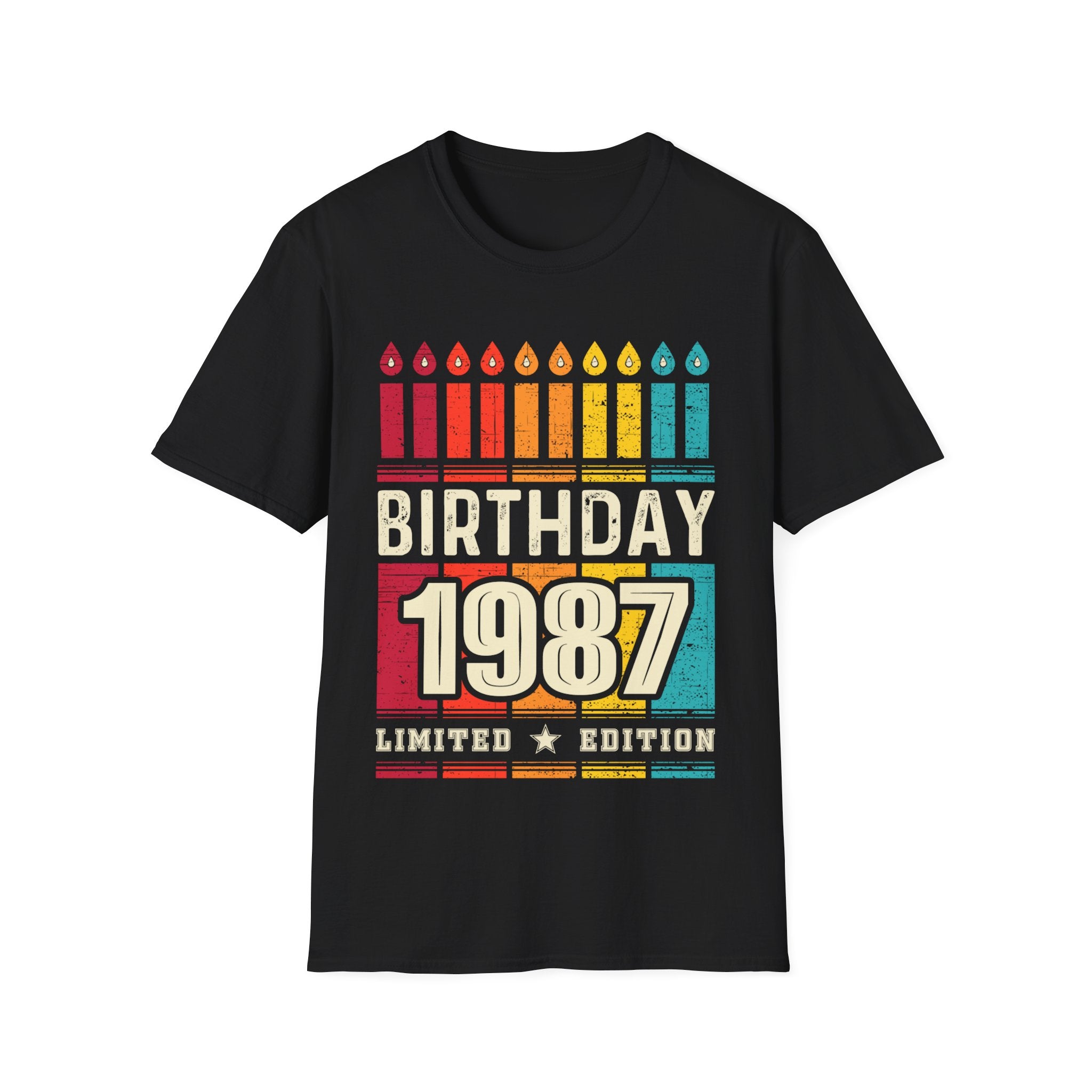 Vintage 1987 TShirt Men Limited Edition BDay 1987 Birthday Mens T Shirt