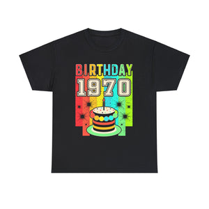 Vintage 1970 T Shirts for Men Retro Funny 1970 Birthday Big and Tall Tshirts Shirts for Men