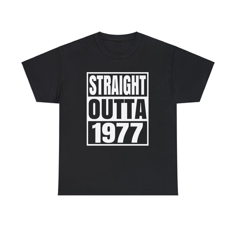 Vintage 1977 T Shirts for Men Retro Funny 1977 Birthday Mens T Shirts Plus Size Big and Tall
